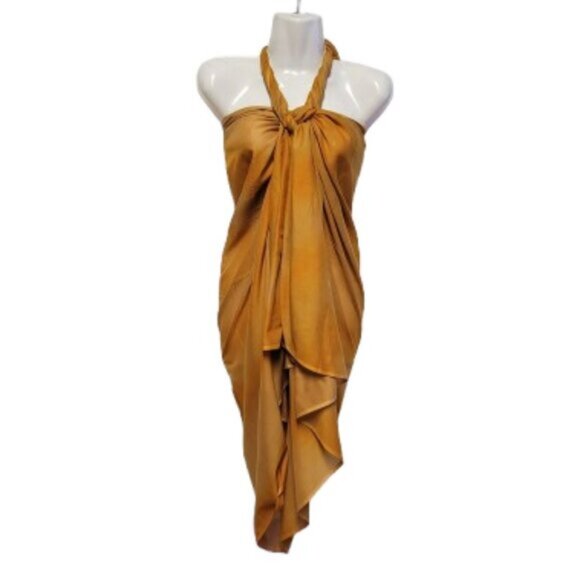 Womens Sarong Pareo Beach Cover Up Swimsuit Coverups Cotton Sarong TIE Wrap NEW - Picture 1 of 7